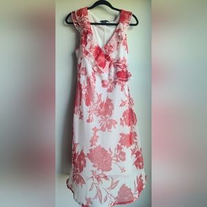 VINTAGE F.L.P. (Faith, Love, Passon) -Women's Dress Slimming Flower Dress, Sz 14